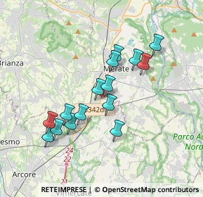 Mappa Osnago, 23875 Osnago LC, Italia (3.162)