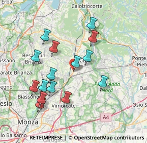 Mappa Osnago, 23875 Osnago LC, Italia (7.23933)
