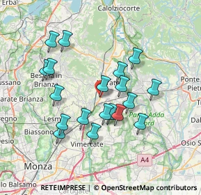 Mappa Osnago, 23875 Osnago LC, Italia (6.49579)
