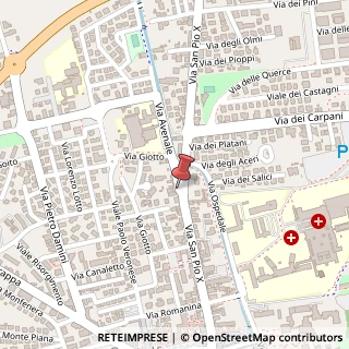 Mappa Via San Pio X, 95, 31033 Castelfranco Veneto, Treviso (Veneto)