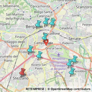Mappa Via per Orio al Serio, 24125 Bergamo BG, Italia (2.37727)
