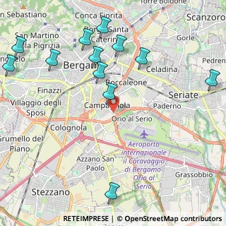 Mappa Via per Orio al Serio, 24125 Bergamo BG, Italia (2.62)