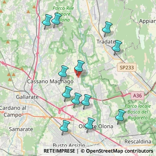 Mappa Via G. Donizzetti, 21054 Fagnano Olona VA, Italia (4.5)