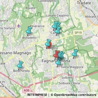 Mappa Via G. Donizzetti, 21054 Fagnano Olona VA, Italia (1.64364)