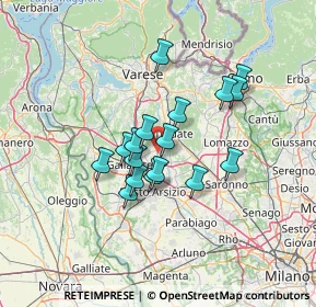 Mappa Via G. Donizzetti, 21054 Fagnano Olona VA, Italia (10.16588)