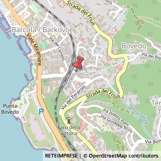 Mappa Via del Boveto, 33, 34136 Trieste, Trieste (Friuli-Venezia Giulia)