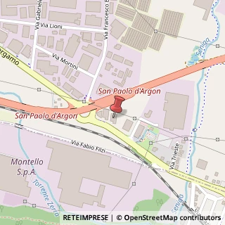 Mappa Via Trento, 1, 24060 San Paolo d'Argon, Bergamo (Lombardia)