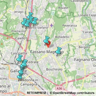 Mappa Vicolo Uslenghi, 21012 Cassano Magnago VA, Italia (2.61)