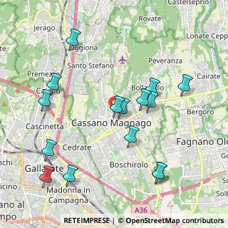 Mappa Vicolo Uslenghi, 21012 Cassano Magnago VA, Italia (2.16933)