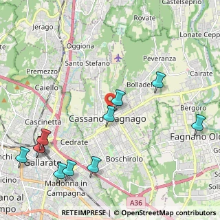 Mappa Vicolo Uslenghi, 21012 Cassano Magnago VA, Italia (2.72545)