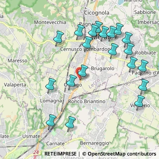 Mappa Via Papa Giovanni XXIII, 23875 Osnago LC, Italia (2.3775)
