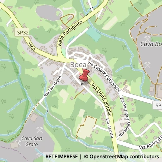 Mappa Via Guglielmo Marconi,  27, 28010 Boca, Novara (Piemonte)
