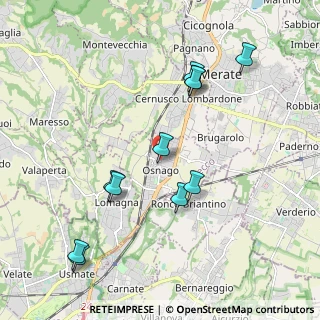 Mappa Via Camillo Benso Conte di Cavour, 23875 Osnago LC, Italia (2.08545)