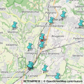 Mappa Via Camillo Benso Conte di Cavour, 23875 Osnago LC, Italia (2.64167)