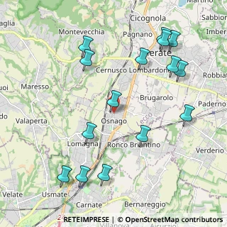 Mappa Via Camillo Benso Conte di Cavour, 23875 Osnago LC, Italia (2.376)