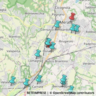 Mappa Via Camillo Benso Conte di Cavour, 23875 Osnago LC, Italia (2.57714)