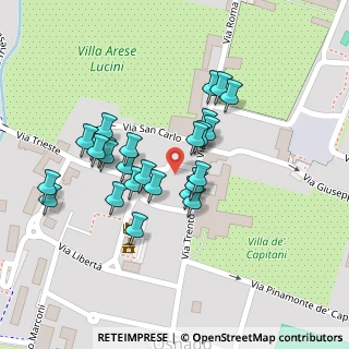 Mappa Via Camillo Benso Conte di Cavour, 23875 Osnago LC, Italia (0.09231)
