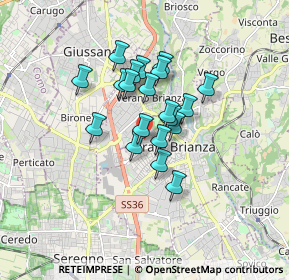 Mappa Via Mons L Crippa, 20841 Carate Brianza MB, Italia (1.1915)