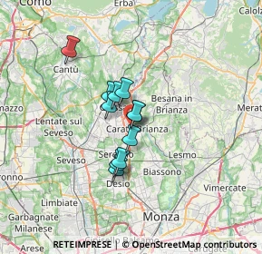 Mappa Via Mons L Crippa, 20841 Carate Brianza MB, Italia (4.20727)