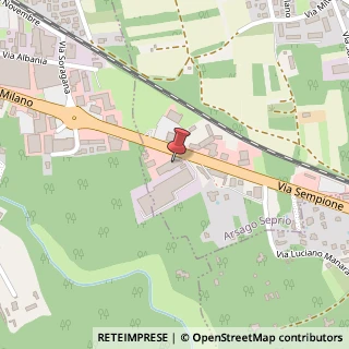 Mappa Strada Statale 33 del Sempione, 19 A, 21010 Arsago Seprio, Varese (Lombardia)