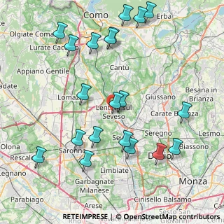 Mappa 20030 Lentate sul Seveso MB, Italia (9.295)