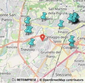 Mappa Via M. L. Cadorna, 24048 Treviolo BG, Italia (2.6685)