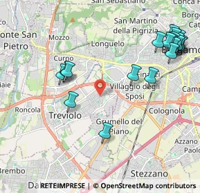 Mappa Via M. L. Cadorna, 24048 Treviolo BG, Italia (2.6025)