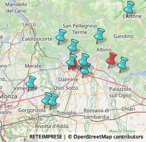 Mappa Via M. L. Cadorna, 24048 Treviolo BG, Italia (14.28583)
