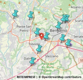 Mappa Via M. L. Cadorna, 24048 Treviolo BG, Italia (3.90455)