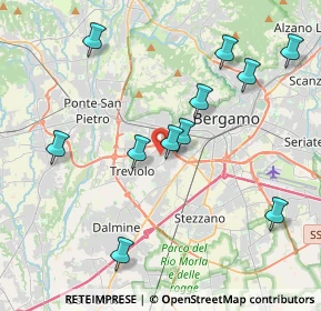 Mappa Via M. L. Cadorna, 24048 Treviolo BG, Italia (4.17182)