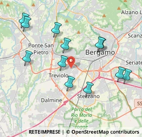 Mappa Via M. L. Cadorna, 24048 Treviolo BG, Italia (4.13)