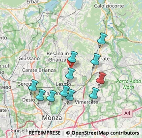 Mappa Via Don Luigi Colombo, 23880 Casatenovo LC, Italia (7.02273)