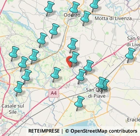 Mappa Via IV Novembre, 31050 Zenson di Piave TV, Italia (8.7185)