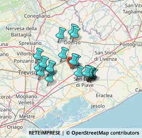 Mappa Via IV Novembre, 31050 Zenson di Piave TV, Italia (9.8135)