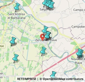 Mappa Via IV Novembre, 31050 Zenson di Piave TV, Italia (2.573)