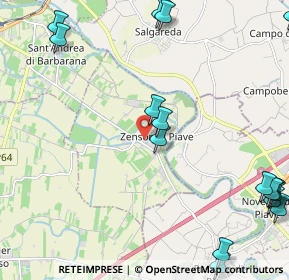 Mappa Via IV Novembre, 31050 Zenson di Piave TV, Italia (3.1125)