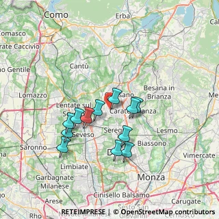 Mappa Via Sant'Alessandro, 22060 Mariano Comense CO, Italia (6.06083)