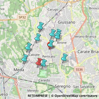 Mappa Via Sant'Alessandro, 22060 Mariano Comense CO, Italia (1.44636)