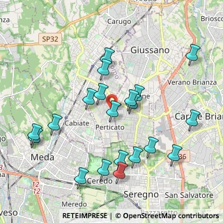 Mappa Via Sant'Alessandro, 22060 Mariano Comense CO, Italia (2.0845)
