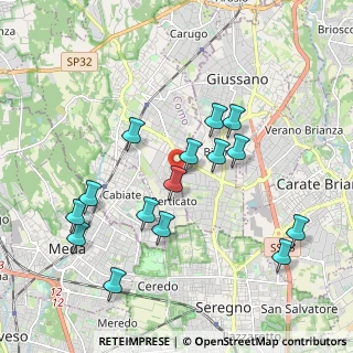 Mappa Via Sant'Alessandro, 22060 Mariano Comense CO, Italia (1.942)