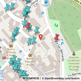 Mappa Piazza Caduti della Libertà, 20841 Carate Brianza MB, Italia (0.08276)