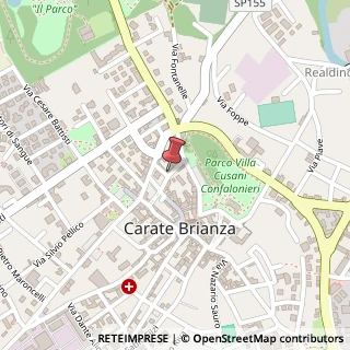 Mappa Via Claudio Cesana, 3BIS, 20841 Carate Brianza, Monza e Brianza (Lombardia)