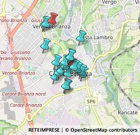 Mappa Piazza Caduti della Libertà, 20841 Carate Brianza MB, Italia (0.56)