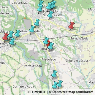 Mappa Don G. Minzoni, 24030 Solza BG, Italia (2.737)