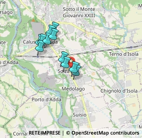 Mappa Don G. Minzoni, 24030 Solza BG, Italia (1.41909)