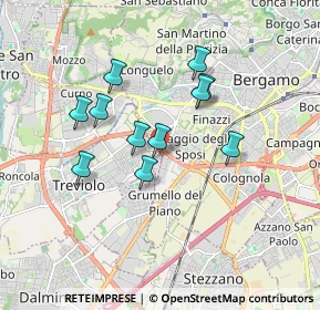 Mappa Via Fratelli Bandiera, 24021 Treviolo BG, Italia (1.46545)