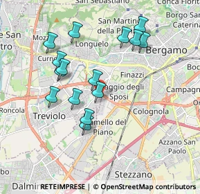 Mappa Via Fratelli Bandiera, 24021 Treviolo BG, Italia (1.762)