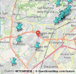 Mappa Via Fratelli Bandiera, 24021 Treviolo BG, Italia (2.90412)