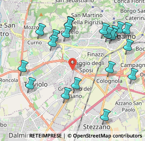 Mappa Via Fratelli Bandiera, 24021 Treviolo BG, Italia (2.3395)