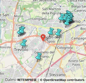 Mappa Via Fratelli Bandiera, 24021 Treviolo BG, Italia (2.3345)